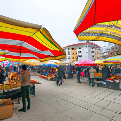 שכונת Pazari i Ri והשוק החדש של טירנה